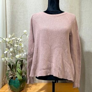 Madewell sweater size small open back cream color